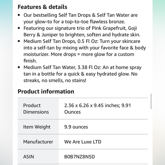 Tanologist Glow Giver Set in Medium - Picture 4 of 7